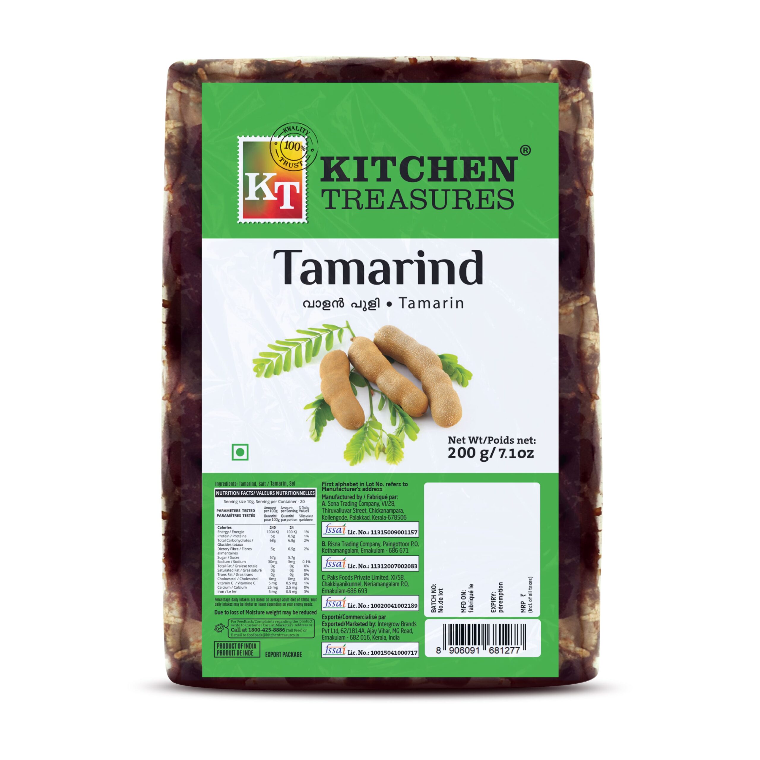 Kitchen Treasures Tamarind