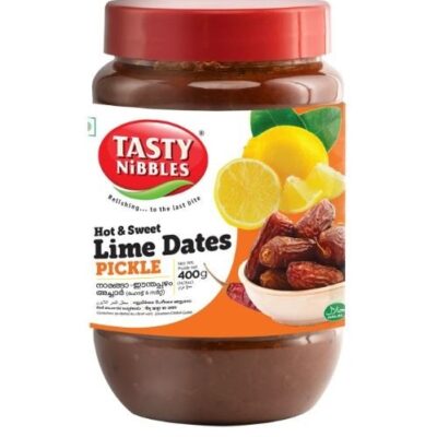 Tasty Nibbles Hot & Sweet Lime Dates Pickle 400 GM