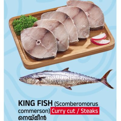 Tasty Nibbles King Fish Steak Big Size (100-120) 500 GM