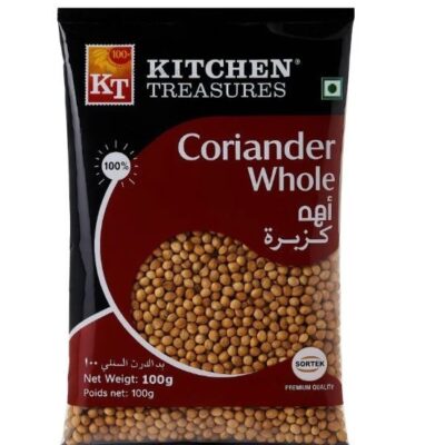 Kitchen Treasures Whole Coriander 100 GM
